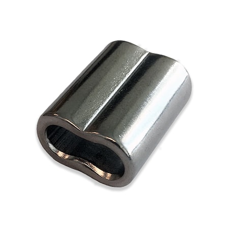 Aztec Lifting Hardware Sleeve, Wire Rope, 1/4, Crimp, SS304 SSC014